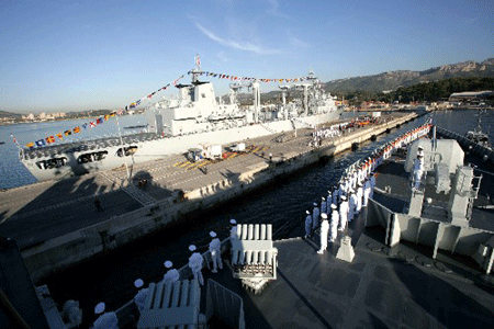 Escale de navires Chinois Ã  Toulon