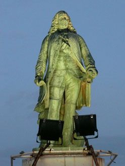 Statue de Dupleix à Pondichéry