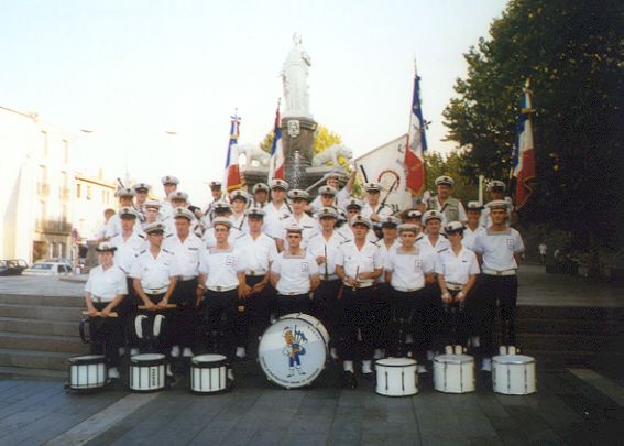 Le Bagad Ã  Agde en septembre 2002