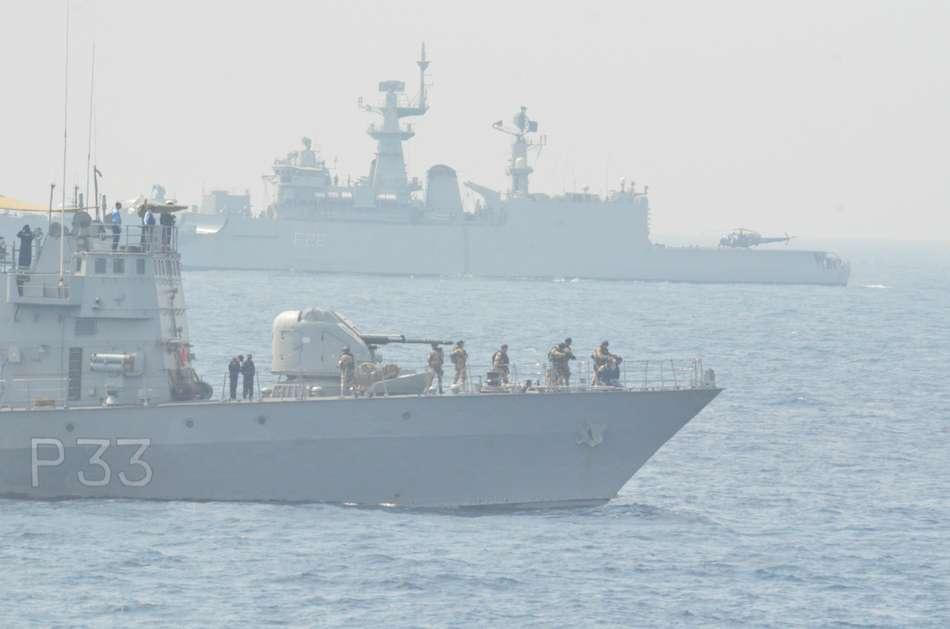 Coopération opérationnelle avec la marine indienne pour la frégate Dupleix