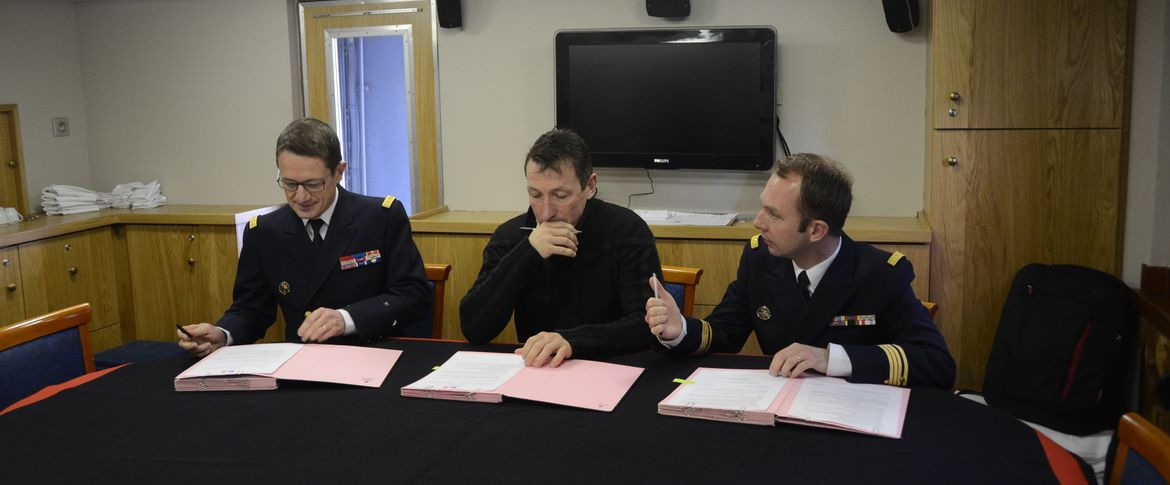 Signature du partenariat Commandant Blaison - 