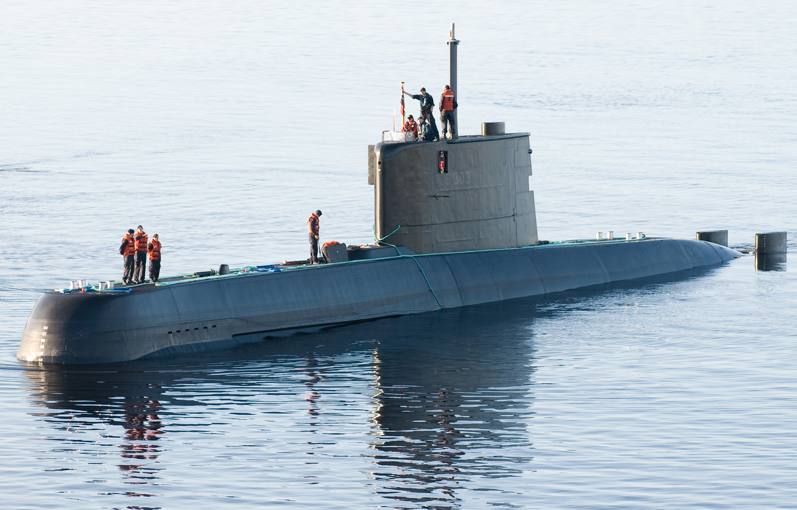 Le sous-marin norvégien Utvær (classe Ula)