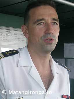 Le capitaine de frégate Frédéric Benon