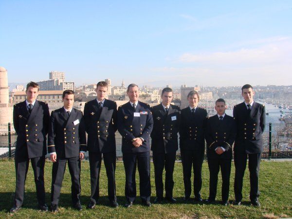 La délégation de l'école navale aux 3èmes Assises Economie de la Mer