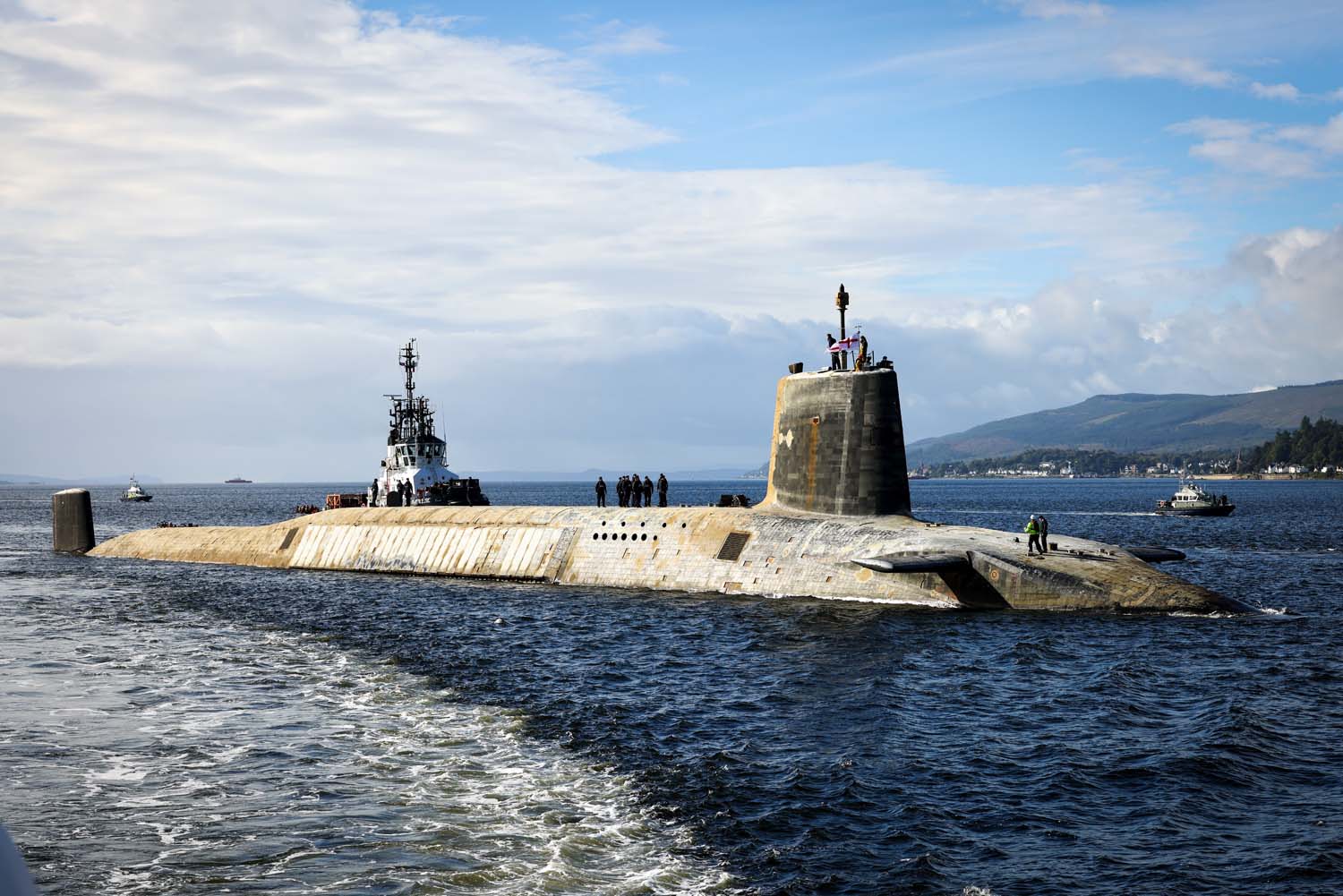 Un sous-marin nucléaire lanceur d’engins britannique de la classe Vanguard