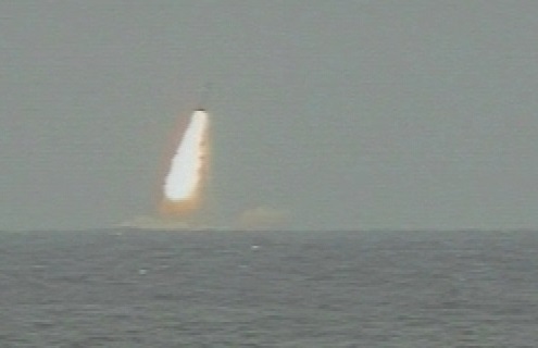 Lancement d'un missile M51