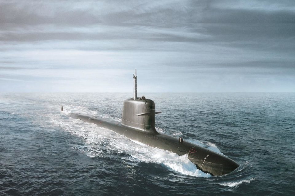 Un sous-marin de la classe Scorpène