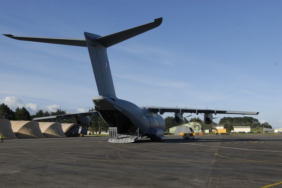 La BAN Landivisiau accueille son premier A400M