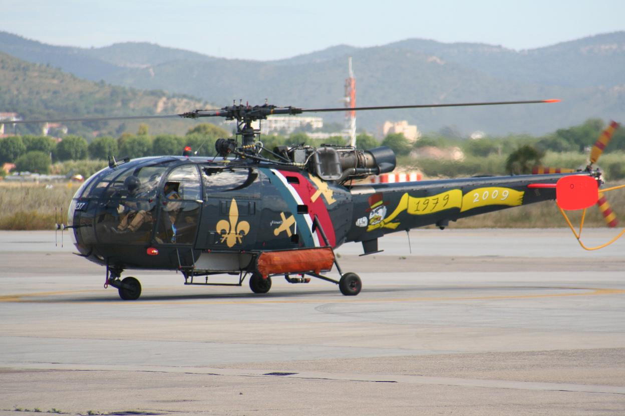 L'Alouette III redécorée