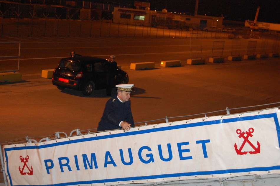 Le chef d’état major de la Marine embarque Ã  Limassol