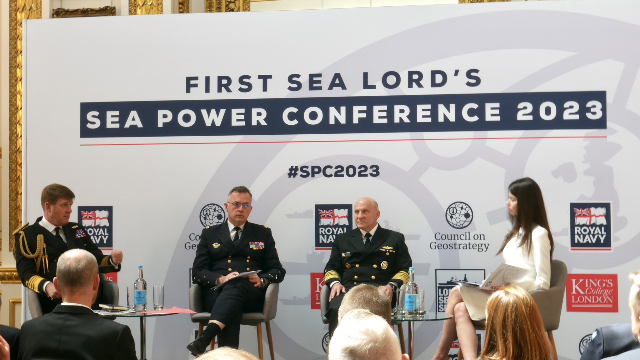 Conférence maritime à Londres entre les 3 chefs d'état-major