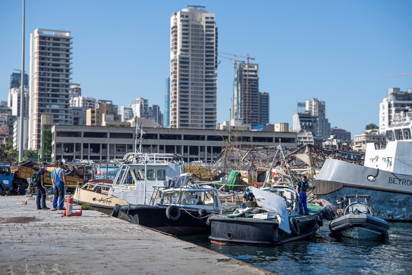 Embarcations du port de Beyrouth