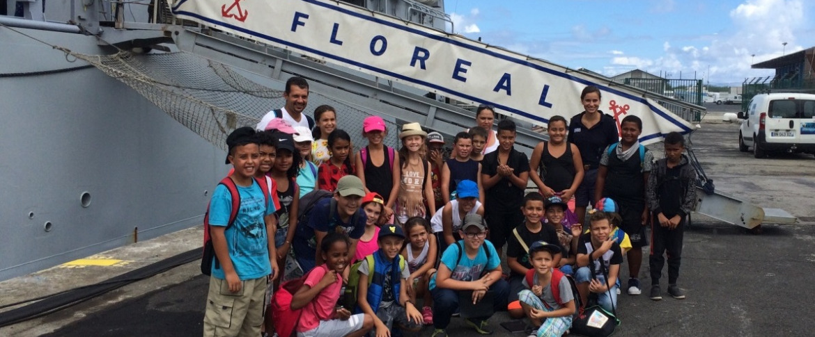 Des élèves réunionnais à bord du Floréal 