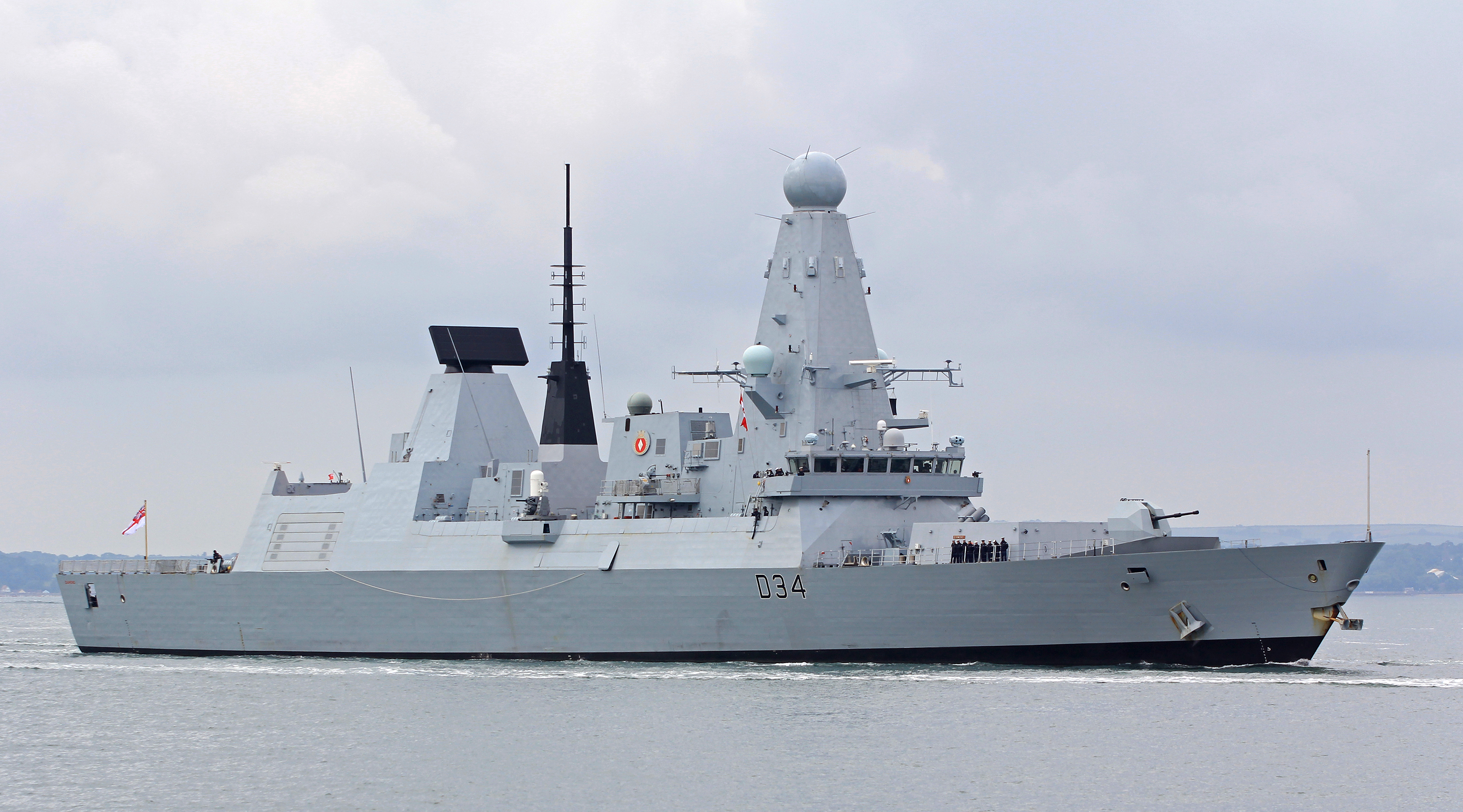 Le destroyer britannique HMS Diamond