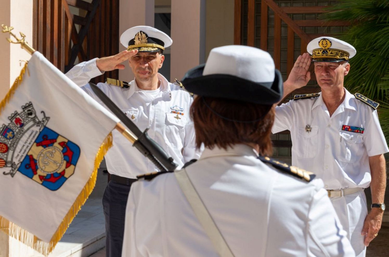 Le Préfet Maritime de la Méditerranée accueille un officier israélien