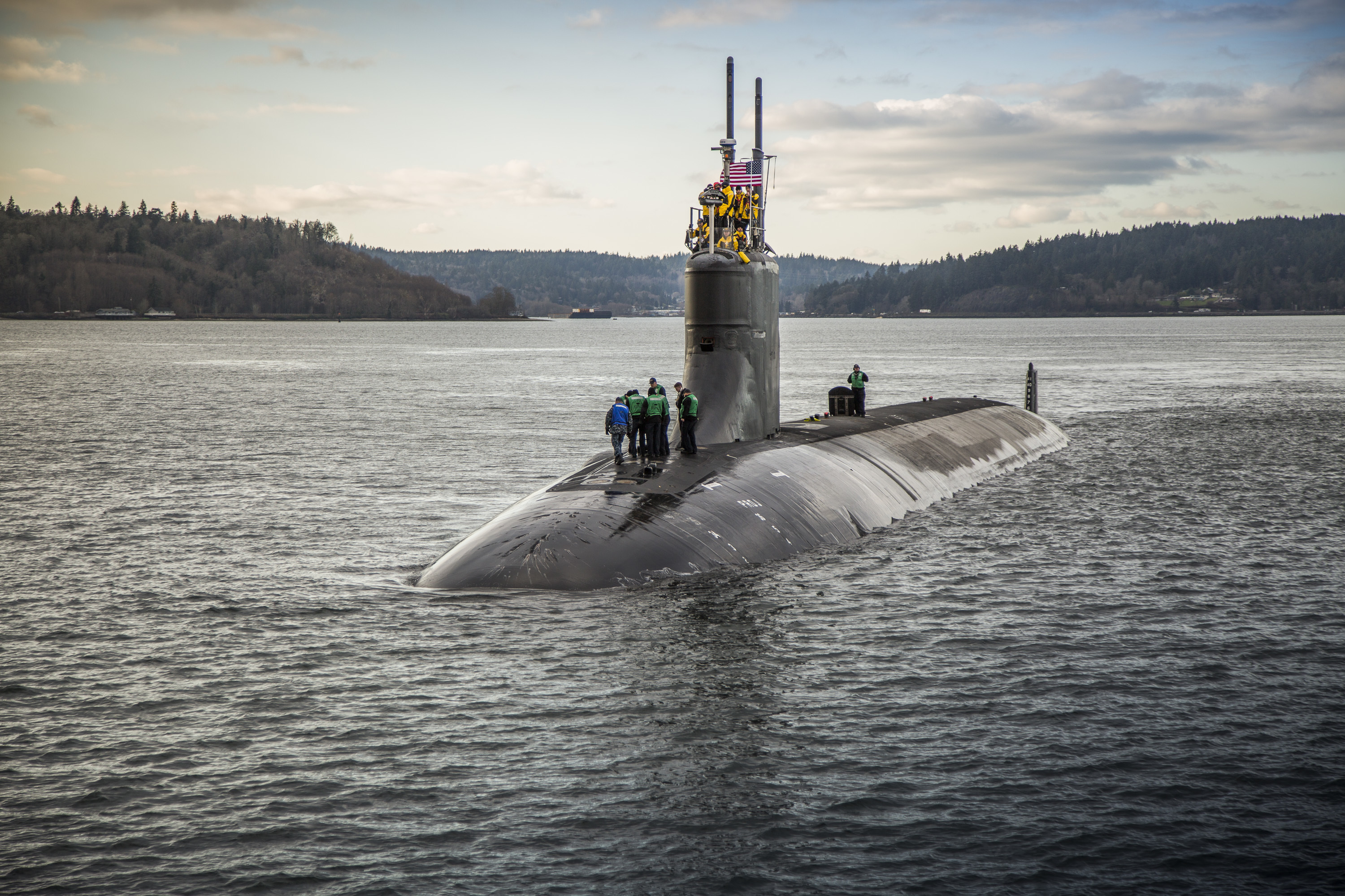 Le sous-marin nucléaire d'attaque USS Connecticut