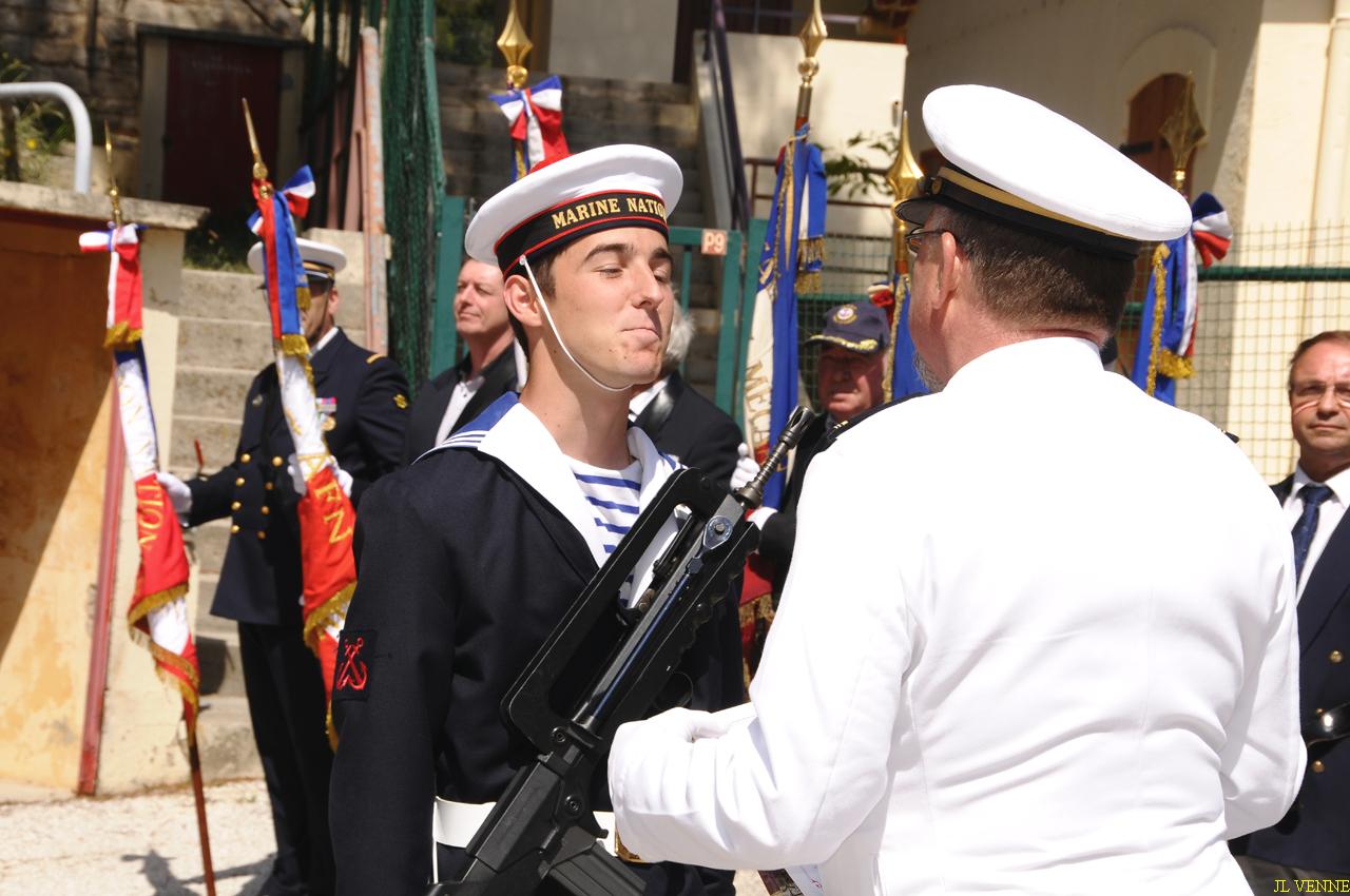 Remise des diplômes aux stagiaires de la Préparation Militaire Marine de LA SEYNE SUR MER