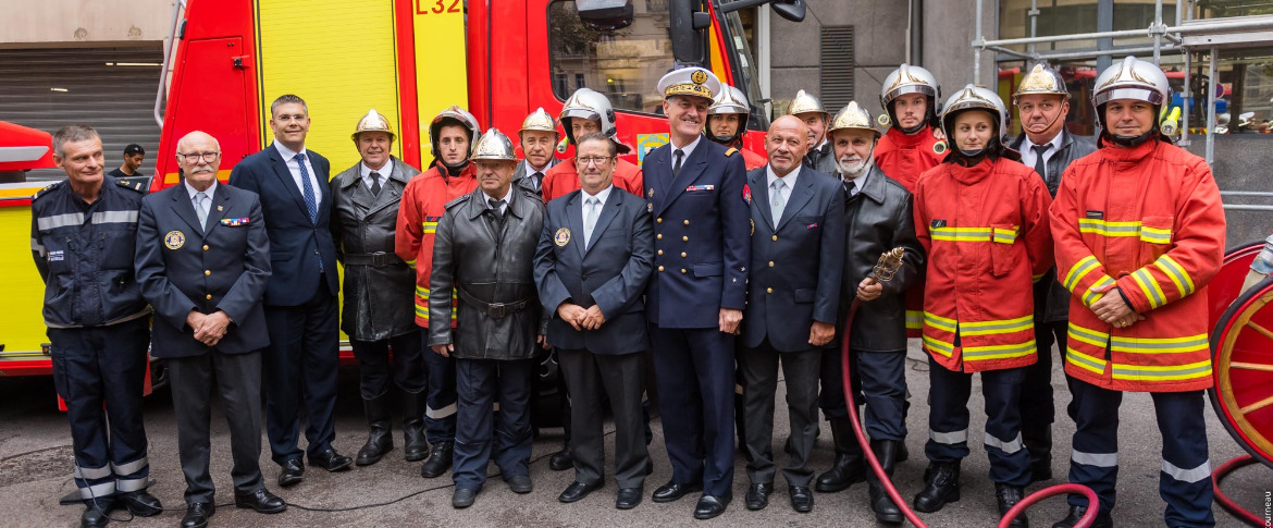 Commémoration des 80 ans de l’incendie à l’origine de la création du bataillon des marins-pompiers de Marseille