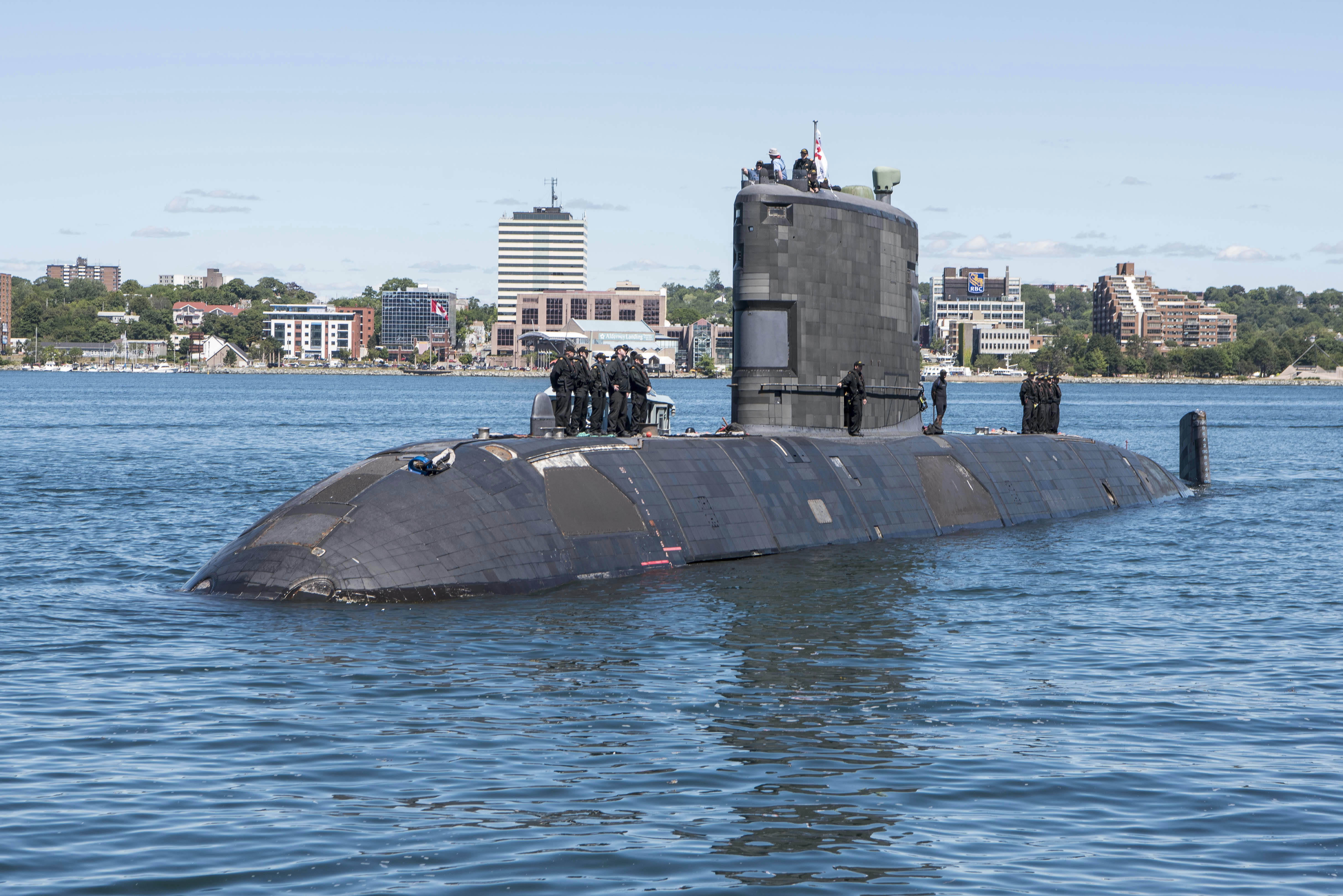 Le sous-marin canadien NCSM Windsor