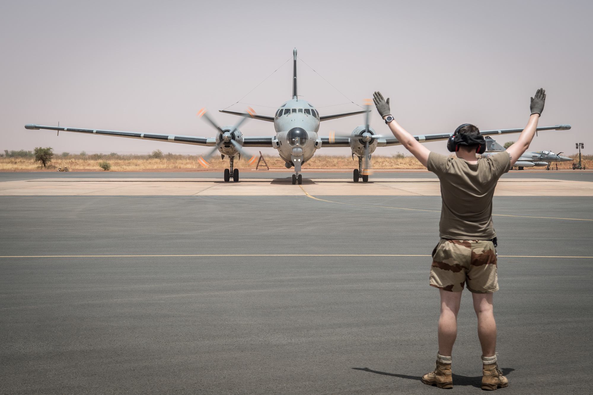 Un avion de patrouille maritime Atlantique 2 participe aux opérations au Sahel