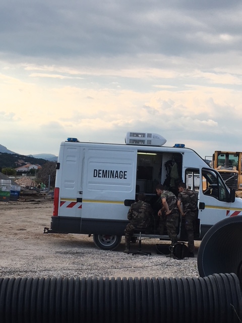 Munitions historiques découvertes dans la base d’aéronautique navale et l’aéroport civil d’Hyères