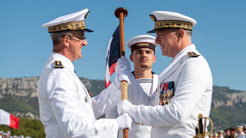L’amiral Nicolas Vaujour reçoit sa 