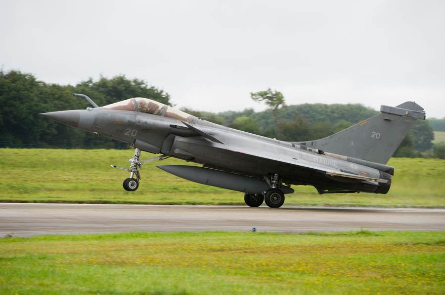 Décollage d'un Rafale Marine