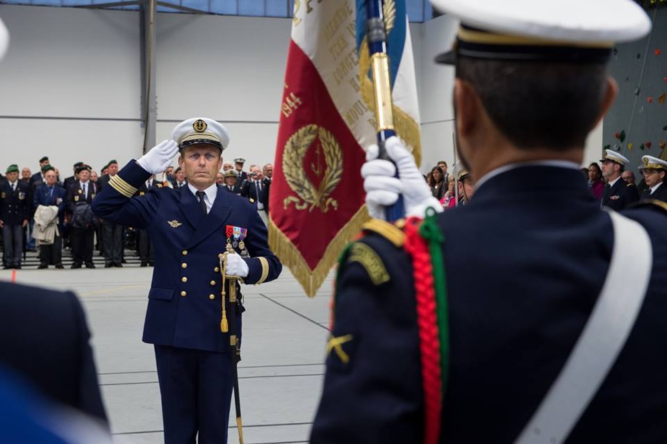 Le capitaine de vaisseau François Rebour, nouveau commandant de la force maritime des fusiliers marins et commandos (ALFUSCO)