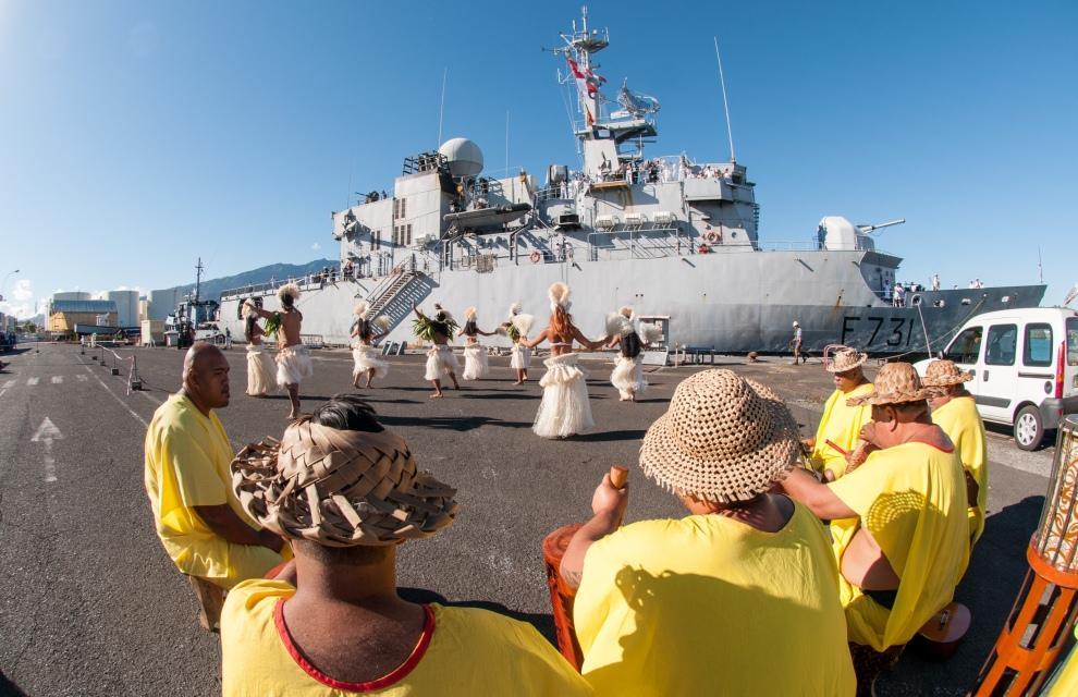 La frégate Prairial de retour à Papeete après 116 jours de mission