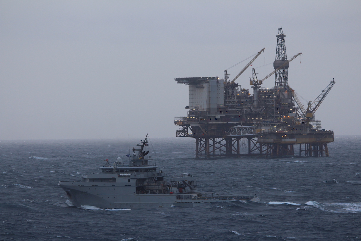 Le BSAM « Garonne » autour d’installations offshore en Norvège