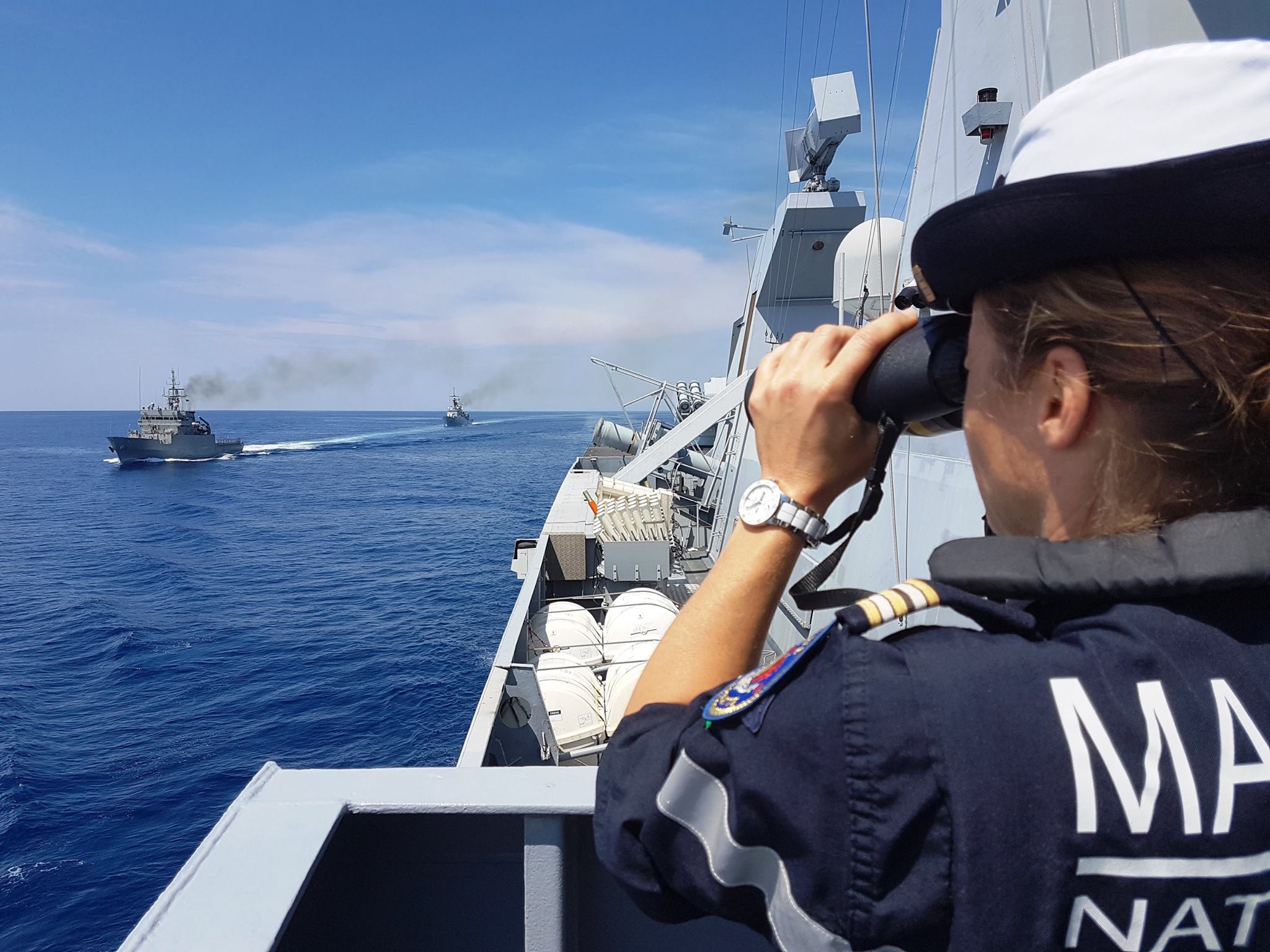 La frégate Guépratte participe à l'opération Sea Guardian de l'OTAN