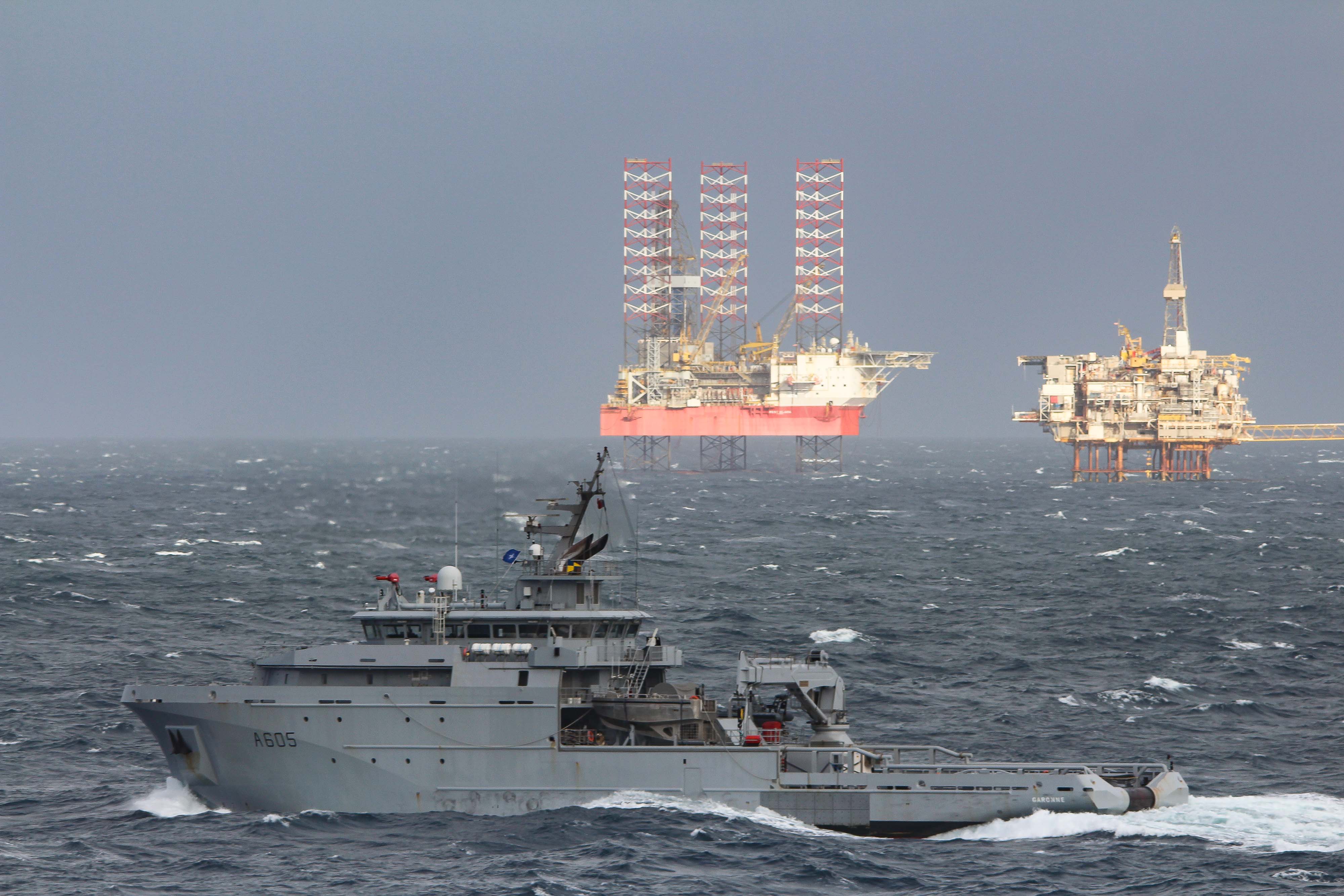 Le BSAM « Garonne » autour d’installations offshore en Norvège
