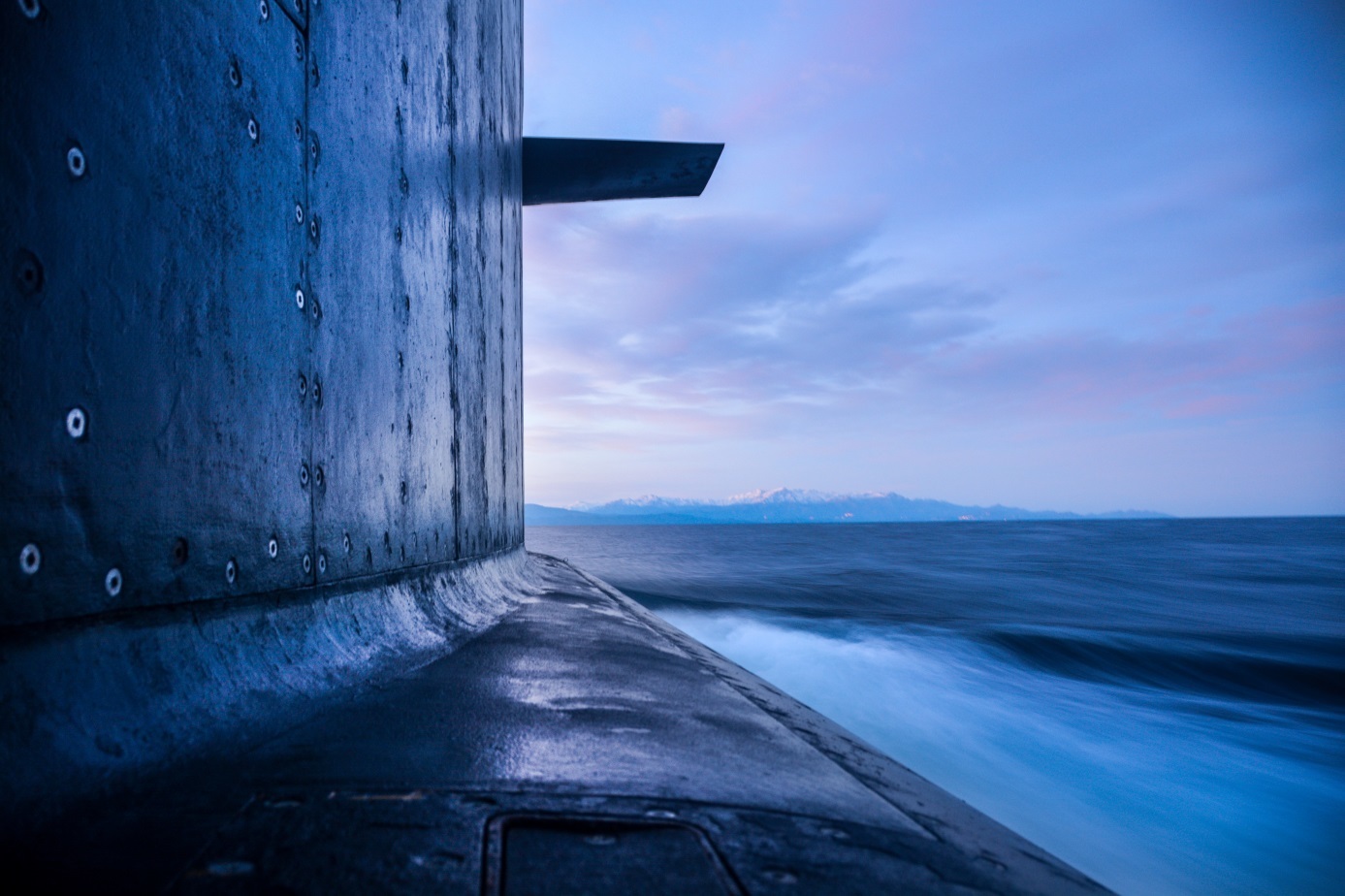 Un sous-marin nucléaire lanceur d'engins en surface