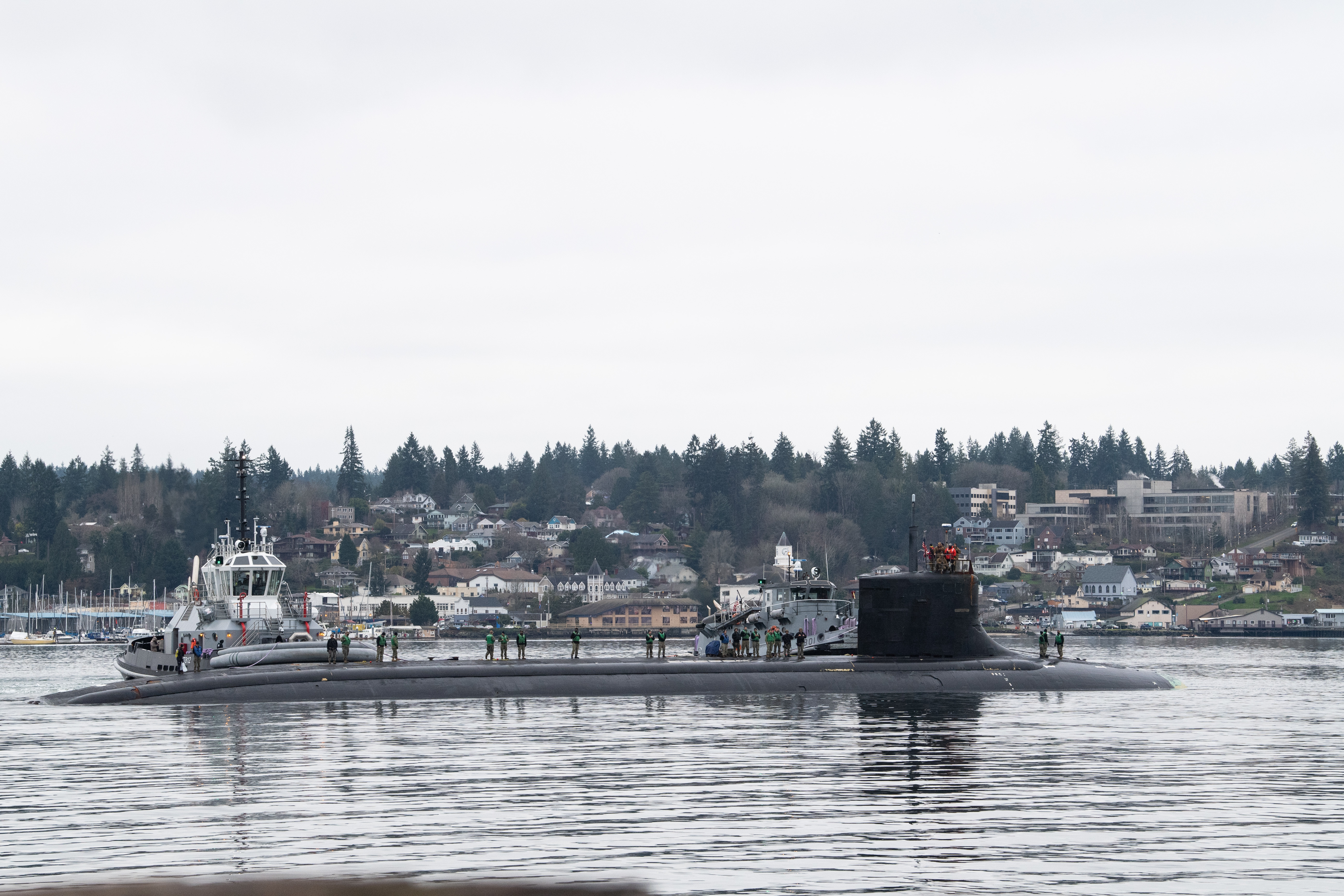 Le sous-marin nucléaire d'attaque USS Connecticut