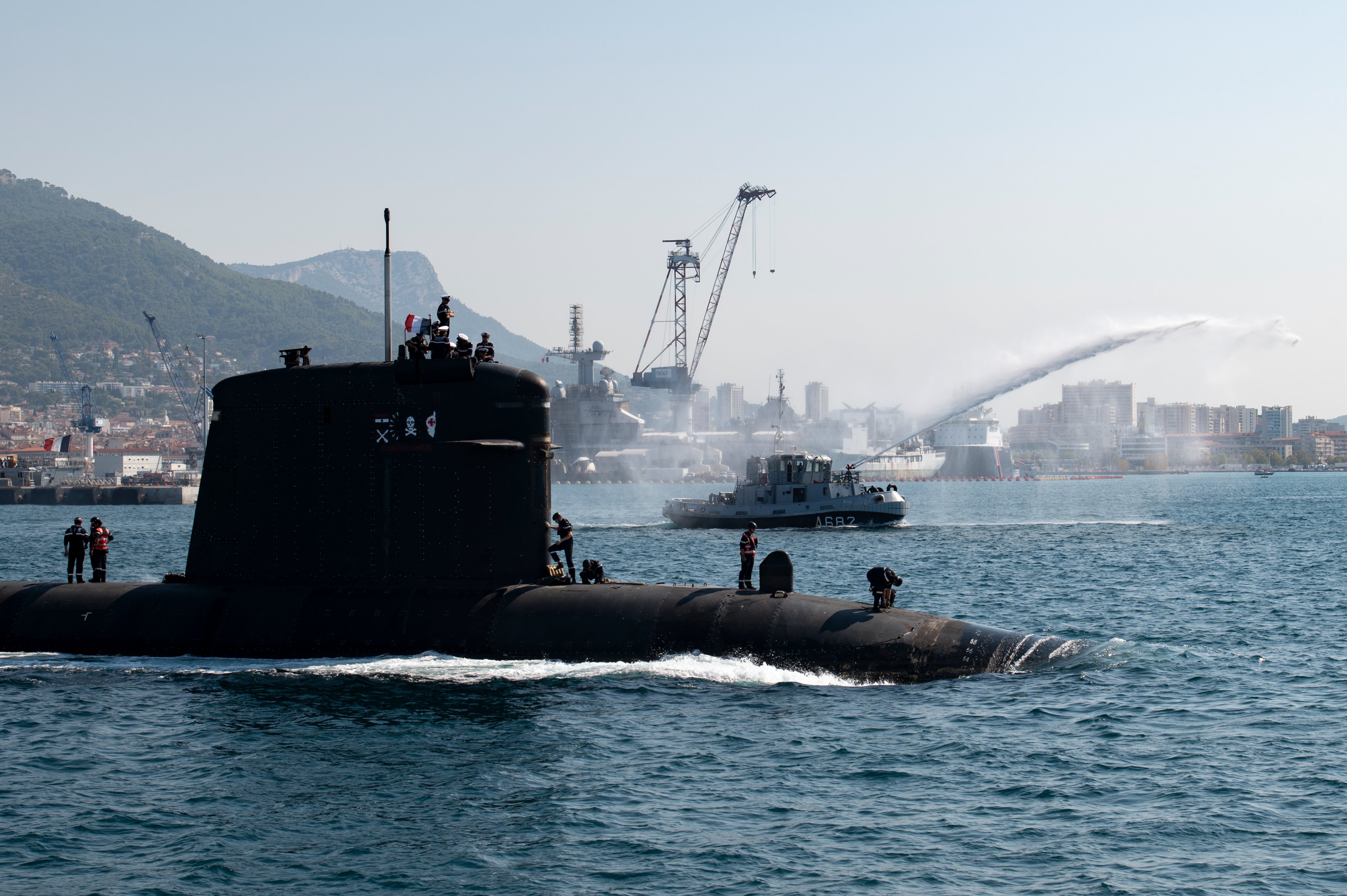 Dernier appareillage du sous-marin Casabianca
