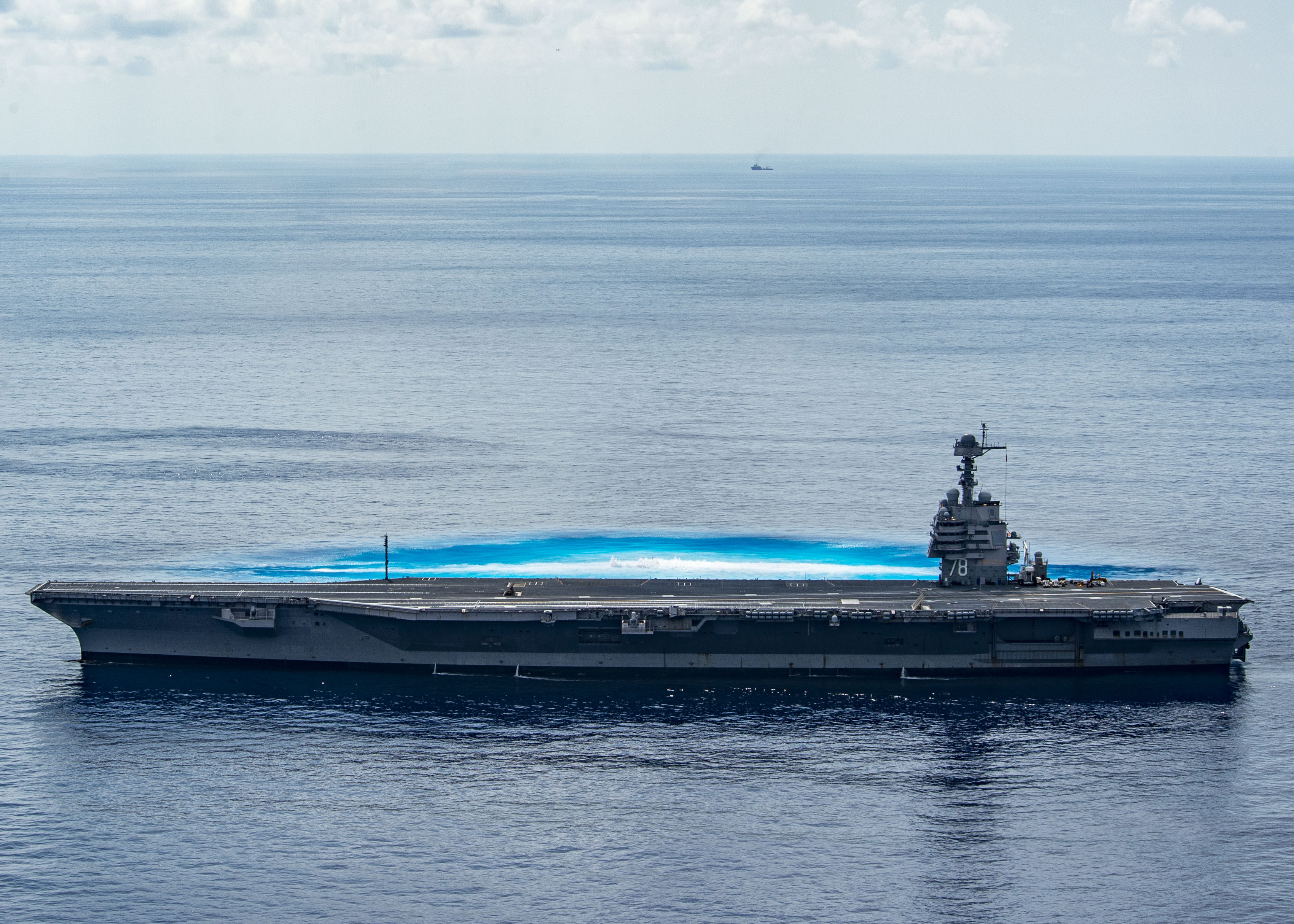 Le porte-avions USS Gerald R. Ford