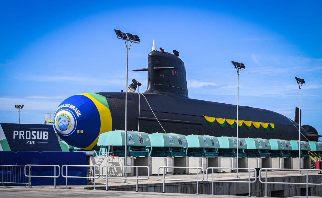 Lancement du sous-marin brésilien humaita à propulsion classique