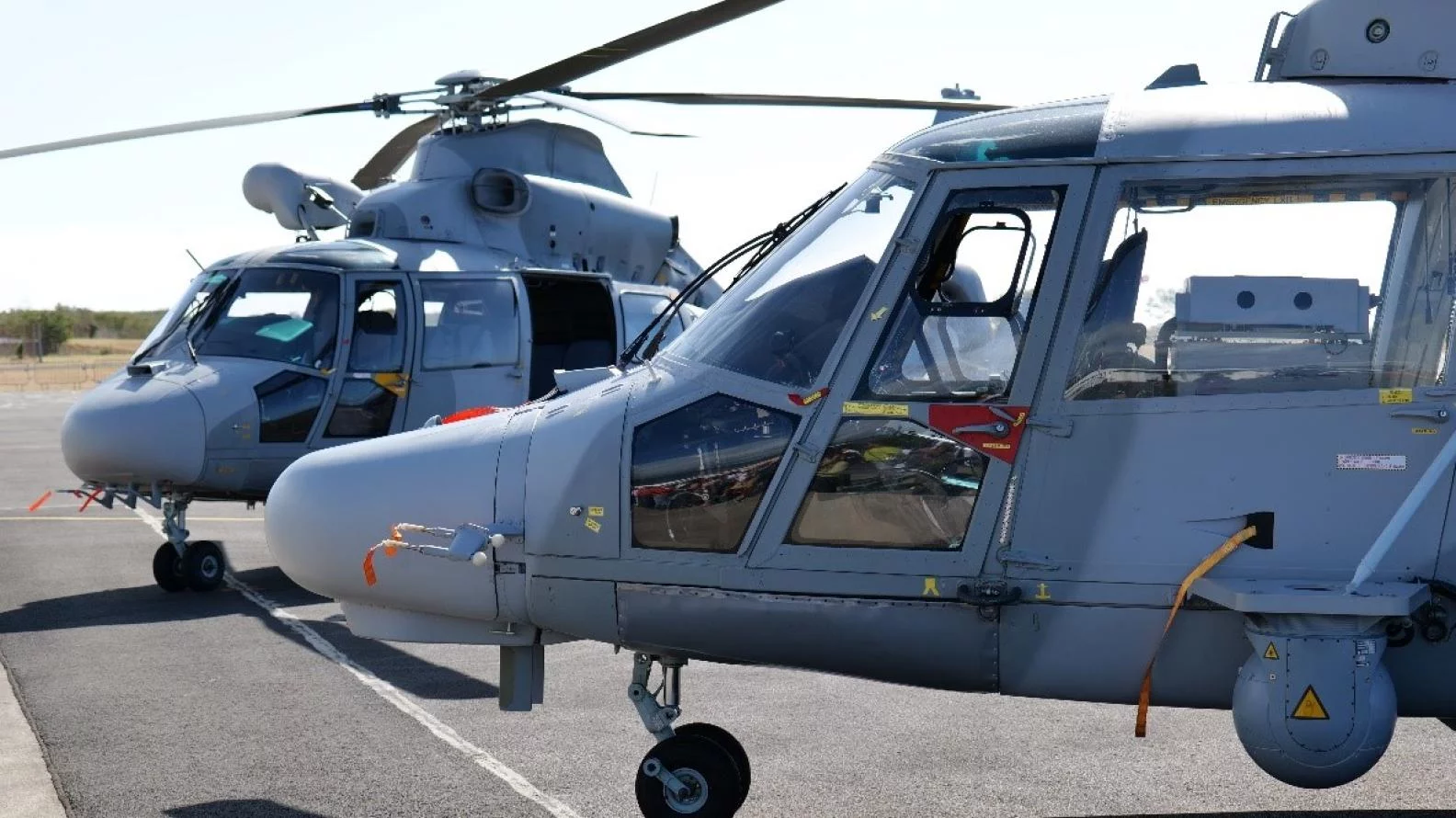 L'hélicoptère Panther de la flottille 36F remplacé par un Dauphin