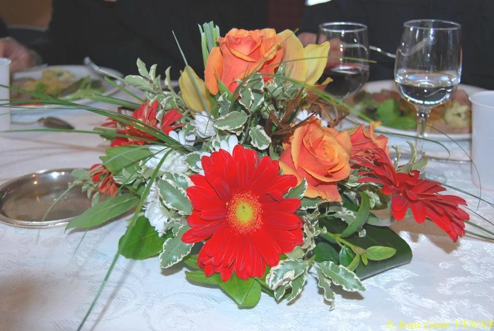 Le repas offert aux invités