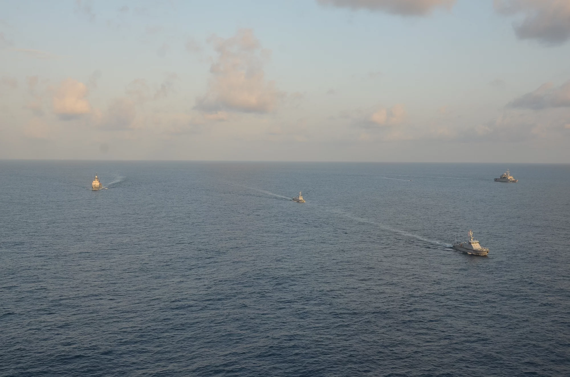 Les bâtiments participant à l’exercice majeur African Nemo 17.8