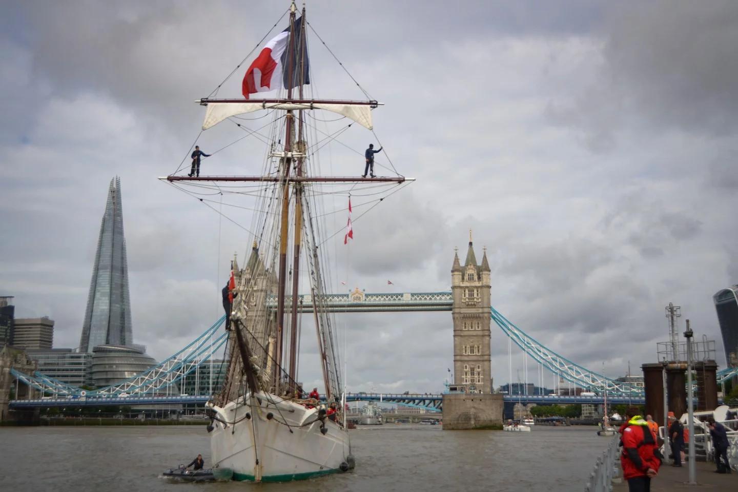 La goélette Belle Poule en escale à Londres