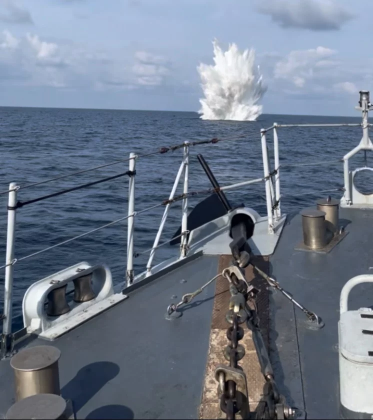 Pétardement d'une munition historique