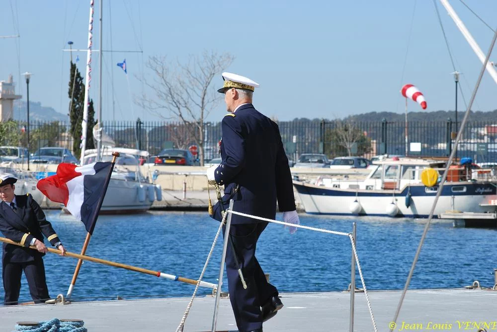 Départ de l'amiral Tandonnet