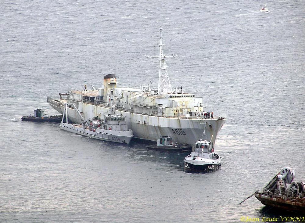 Installation de la Rance devant l’école de plongée