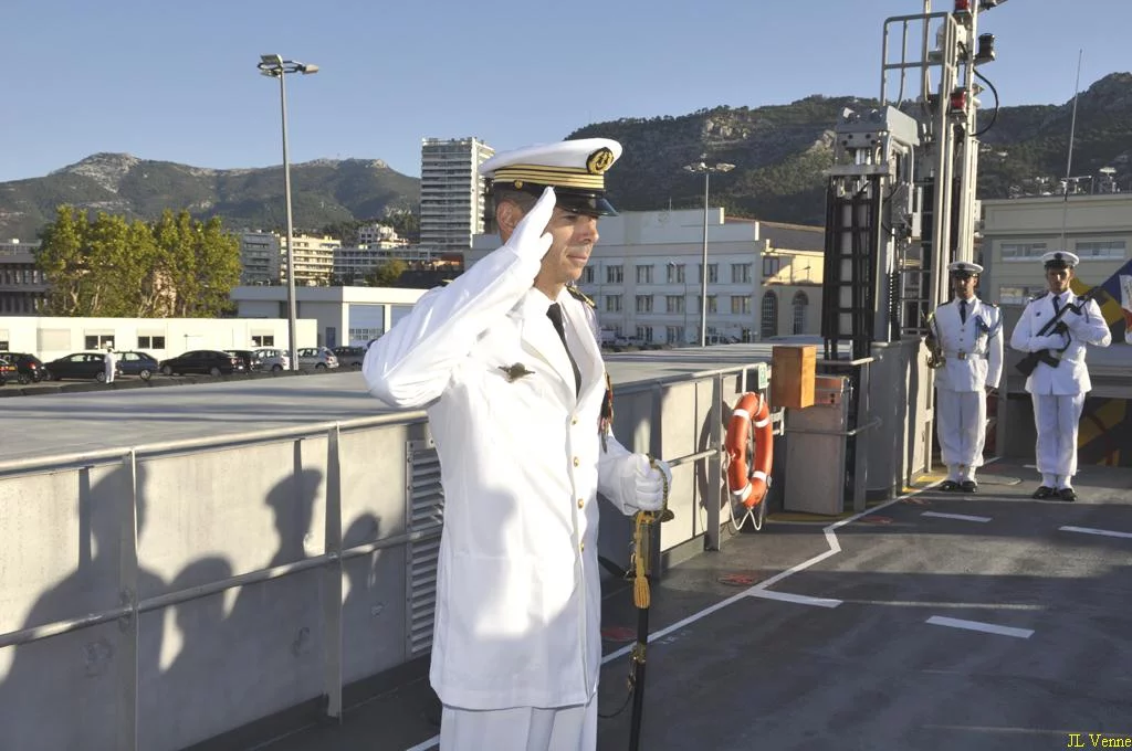 Prise de commandement de la flottille amphibie