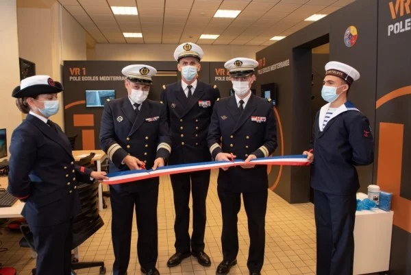 Inauguration d'une salle de réalité virtuelle au Pôle Ecoles Méditerranée