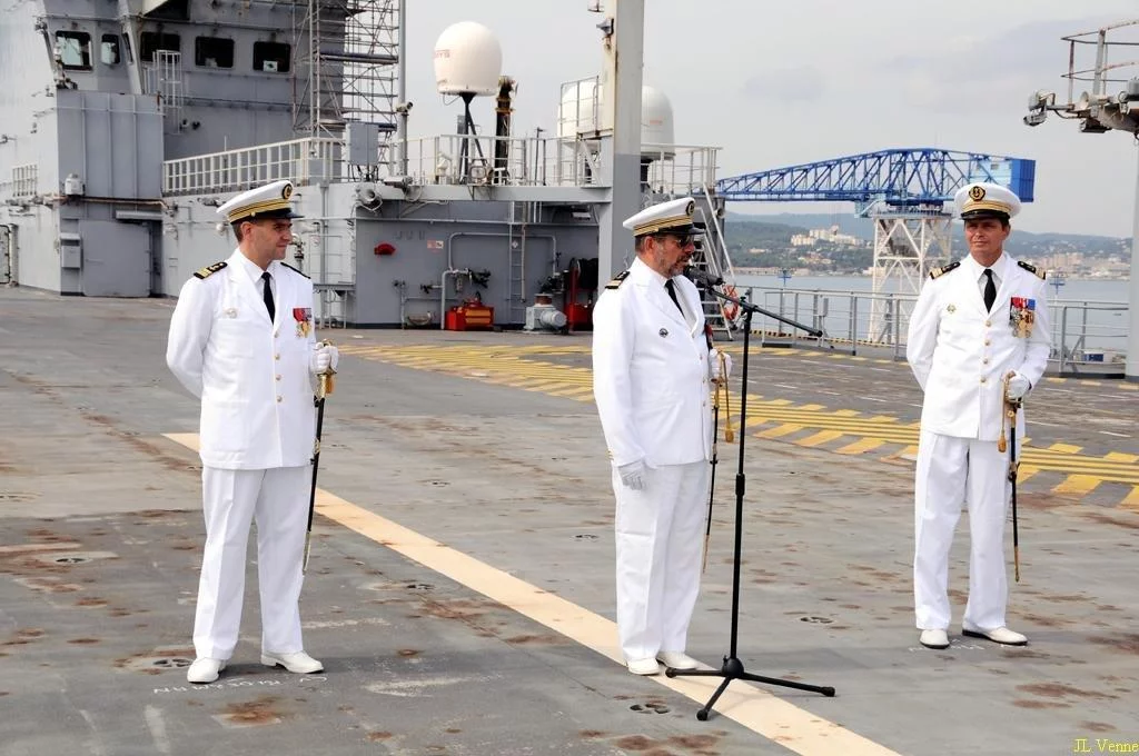 Prise de commandement du BPC Mistral