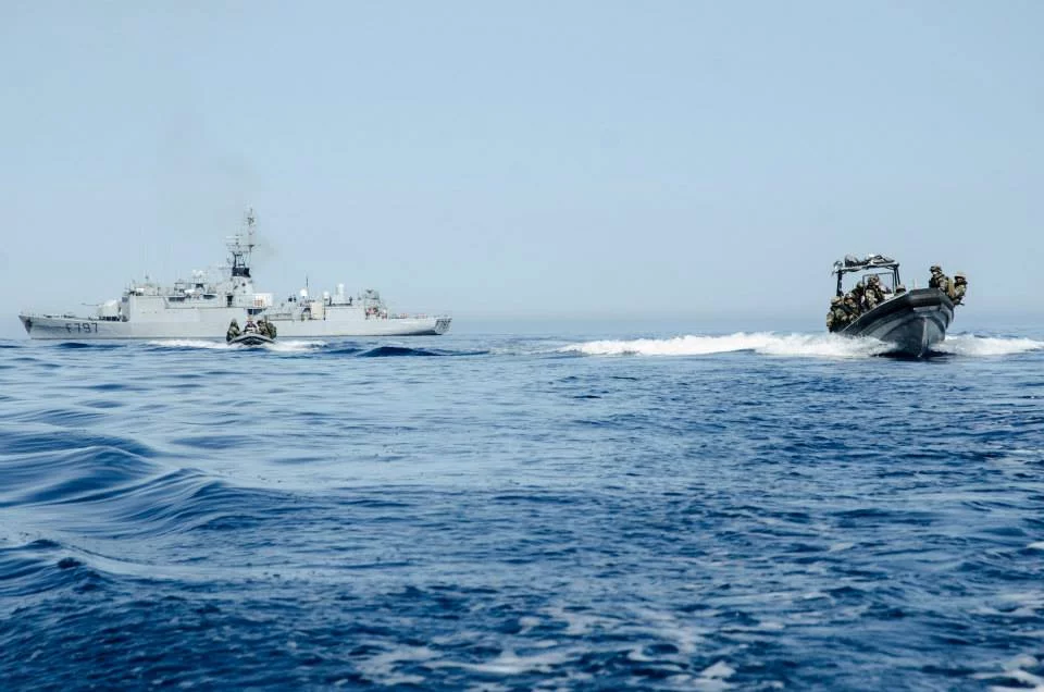 Entraînement commun pour le « Commandant Bouan » et les légionnaires du 2e REP