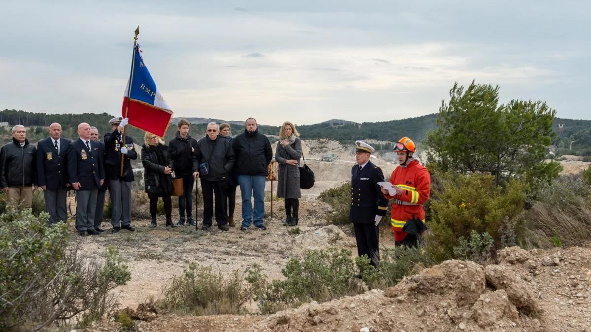 Cérémonie du 28ème anniversaire de la mort en service de Paul Brutus