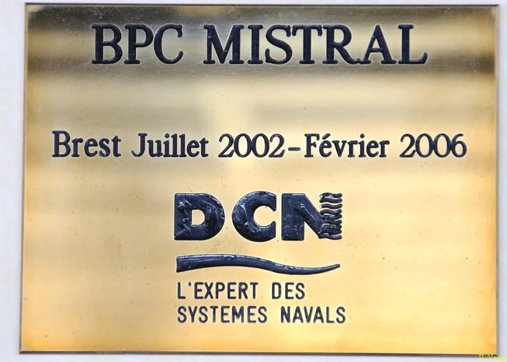 Prise de commandement du BPC Mistral